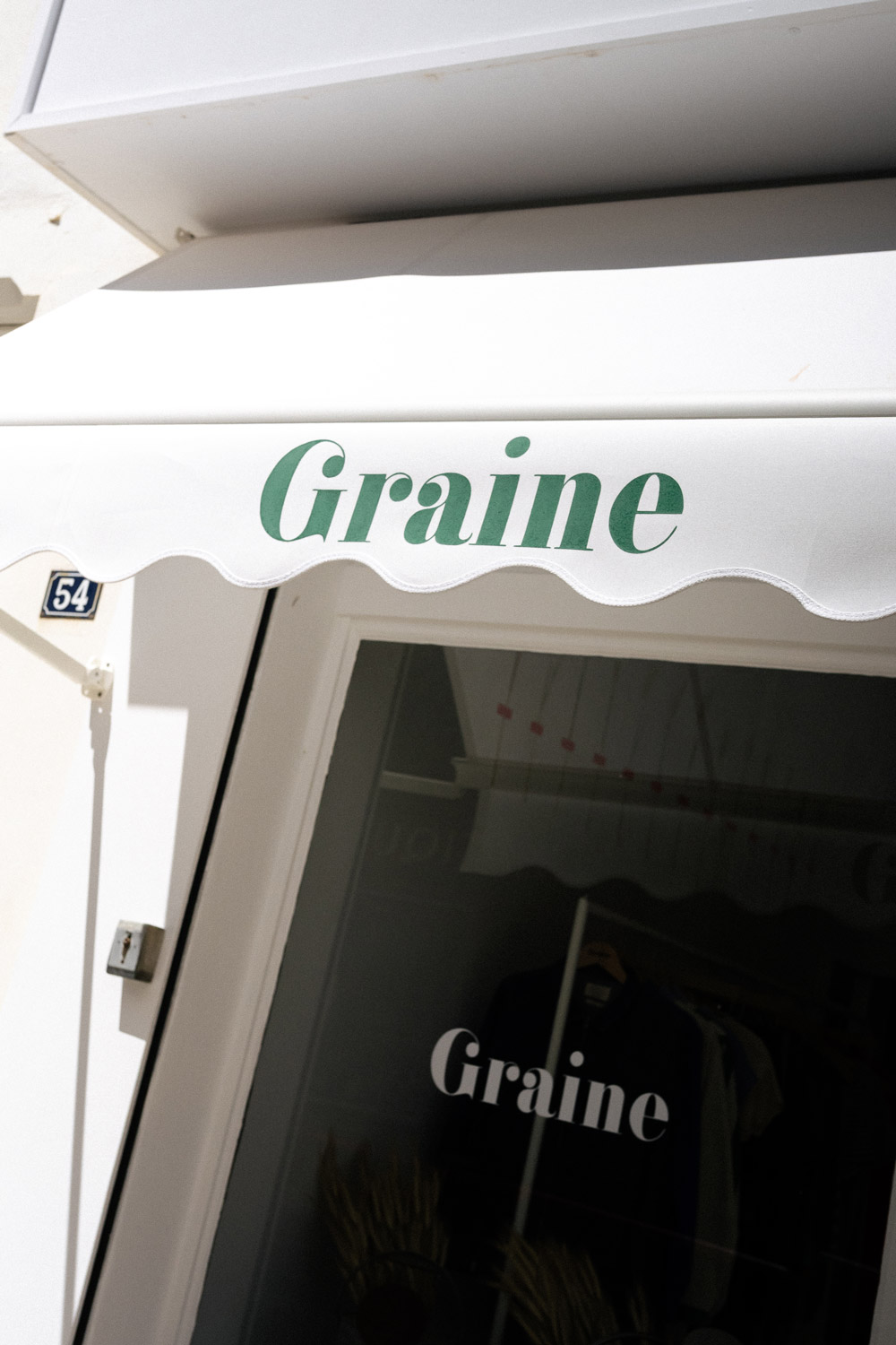 Photo de la devanture de la boutique Graine à Biarritz