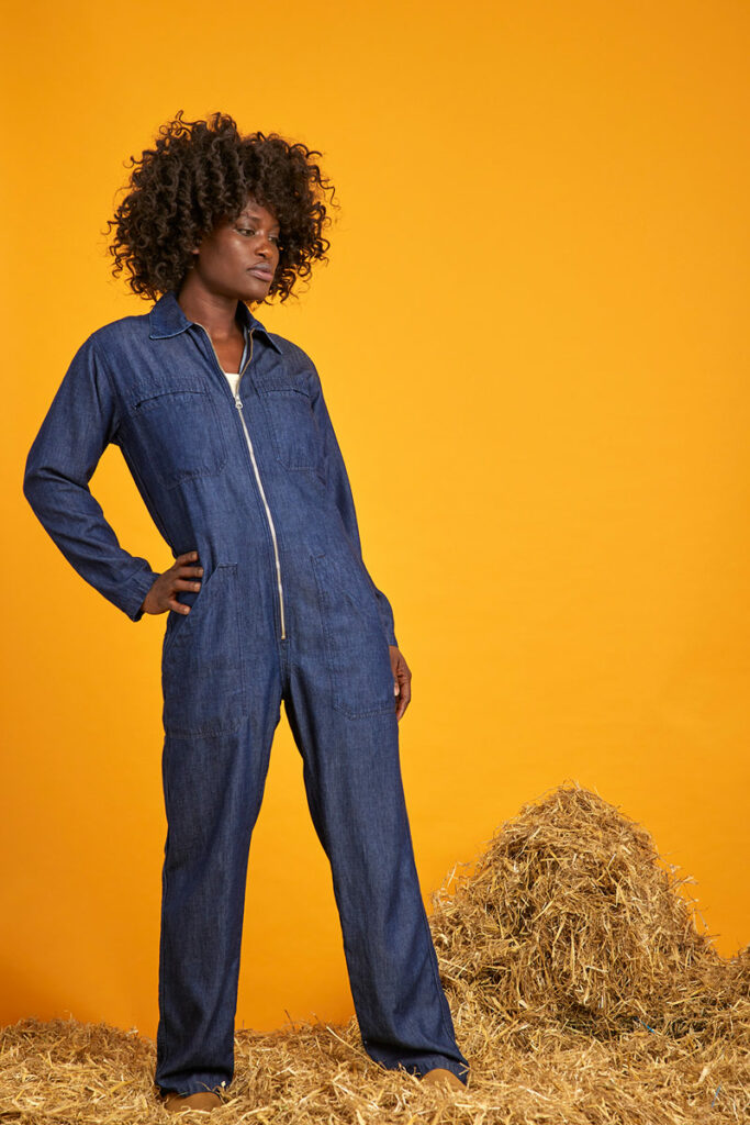 Graine Combinaison Jonquille Denim Ss23 Jonextra